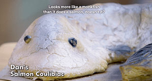 Salmon Coulibiac Disaster with Dan
